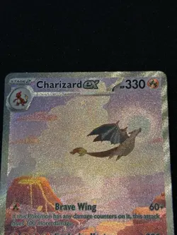 Charizard ex - Scarlet & Violet 151 199/165 Special Illustration Rare NM Pokemon - Image 3
