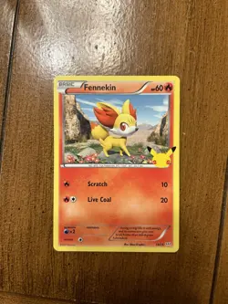 Pokemon TCG McDonald'S 25th Anniversary Celebrations - 14/25 Fennekin - Image 1