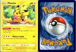 Pikachu 052/196 Lost Origin Pokemon TCG C NM - Image 3