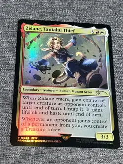 Zidane, Tantalus Thief 0005 Foil Promo Final Fantasy FIN MTG NM - Image 1