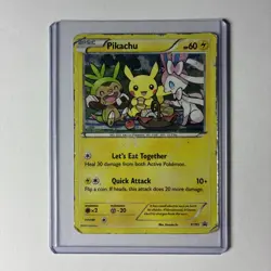 Pokemon TCG 2016 XY Black Star Promo Rare Holo Pikachu XY95 - Image 1