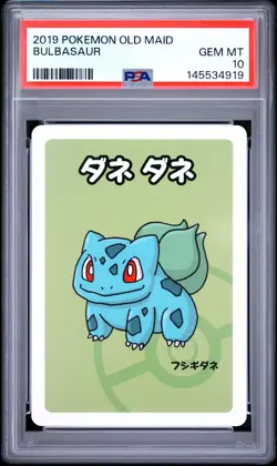 2019 POKEMON OLD MAID BULBASAUR PSA 10 - Image 1