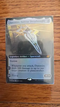MTG Dawnsire, Sunstar Dreadnought Extended Art FOIL Edge of Eternities 351 - Image 1