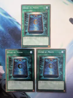 YuGiOh! Book of Moon NKRT-EN027 Platinum Rare x3 PLAYSET 1st Ed - Image 1