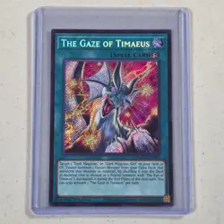Yu-Gi-Oh! The Gaze of Timaeus Maze of Muertos MZMU-EN013 1st Edition Secret Rare - Image 1