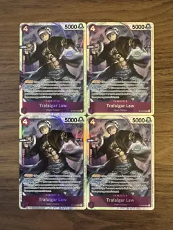 4x Trafalgar Law ST10-010 - One Piece TCG English Playset - Image 1