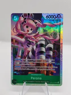 Perona Super Rare OP14-033 SR One Piece TCG The Azure Sea's Seven English - Image 1