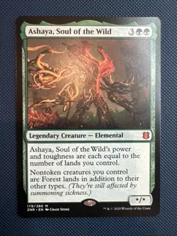 MTG Ashaya, Soul of the Wild - Zendikar Rising (ZNR) NM - Image 1