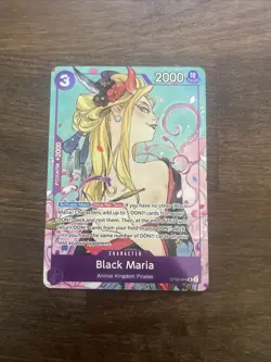 One Piece TCG Black Maria OP08-074 Illustration Box Vol.2 Promo - Image 1