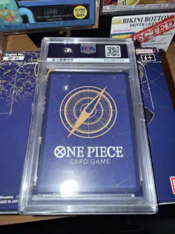 2024 ONE PIECE OP06-WINGS OF THE CAPTAIN MANGA ALTERNATE ART RORONOA ZORO PSA 8 - Image 2