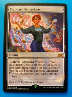 MTG 1x Standard Procedure # 1 Unfinity Magic the Gathering Card x1 NM - Image 1
