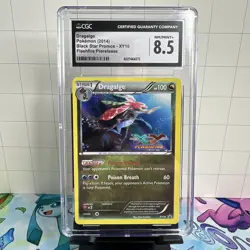 Dragalge Pokemon (2014) Black Star Promos- XY10 Flashfire Prerelease CGC 8.5 - Image 1