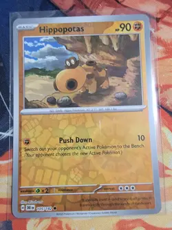 Hippopotas 105/182 Reverse Holo Common Destined Rivals Pokemon TCG NM - Image 1