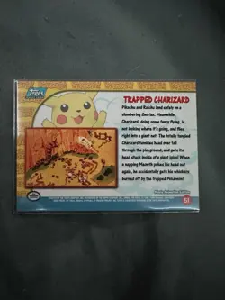 Pokemon TCG Trapped Charizard Pokemon Topps Pikachu's Vacation 51 - Image 2