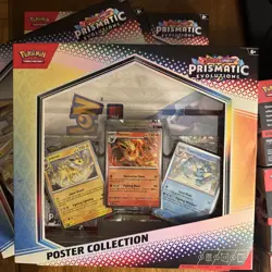 Pokemon TCG Prismatic Evolutions Poster Collection Brand New Sealed Lot of 4 - Image 1