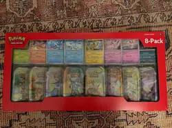 Pokemon TCG: Scarlet & Violet - Prismatic Evolutions 8 Pack Mini Tin Set - Image 1