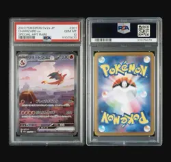 2023 Pokemon SV2a JP Charizard ex 201/165 Special Art Rare PSA 10 - Image 3