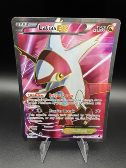 Latias EX Full Art 112/116 Pokemon Plasma Freeze Ultra Rare Holo - Image 1