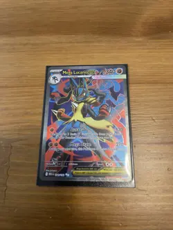 ENGLISH Mega Lucario ex 160/132 Ultra Rare Full Art Pokemon Mega Evolution NM - Image 1