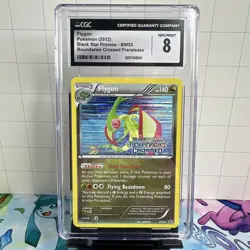 Pokemon Flygon Holo Prerelease Promo #BW53 from Boundaries Crossed in a CGC 8 - Image 1