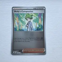 Wally’s Compassion 132/132 Reverse Holo Pokemon Mega Evolution - IN HAND - Image 1