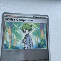 Wally’s Compassion 132/132 Reverse Holo Pokemon Mega Evolution - IN HAND - Image 5