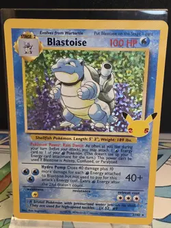Pokemon Celebrations Blastoise 2/102 Classic Collection Holo - Image 1
