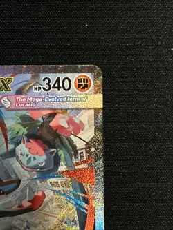 Mega Lucario EX 179/132 Special Illustration Rare Pokemon Mega Evolution ENG NM - Image 4