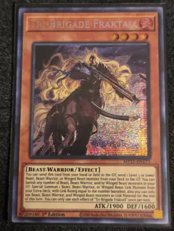 Yugioh Tri-Brigade Fraktall MP21-EN171 Secret Rare 1st Ed NM - Image 1