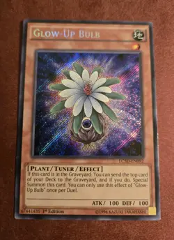 Glow-Up Bulb Secret 1st Edition LC5D-EN092 NM Yugioh - Image 1