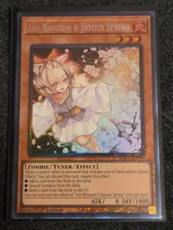 Yugioh Ash Blossom & Joyous Spring RA01-EN008 Collector Rare 1st Ed NM - Image 1
