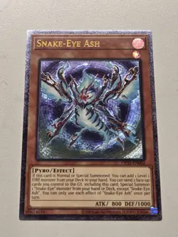 Snake-Eye Ash OP25-EN002 Ultimate Rare Yugioh OTS Tournament Pack 25 Mint UTR - Image 1