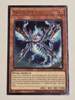 Snake-Eye Ash OP25-EN002 Ultimate Rare Yugioh OTS Tournament Pack 25 Mint UTR - Image 2