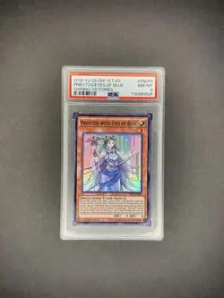 Priestess with Eyes of Blue MP17-EN055 Super Rare 1st Edition YuGiOh! PSA 8 - Image 1