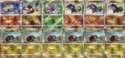 set of 12 authentic Pokemon Card Japanese Radiant Heatran Eternatus Tsareena - Image 1