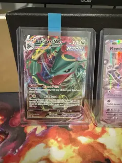 Pokemon Cards TCG Lots Rayquaza VMax, Mewtwo EX - Image 3