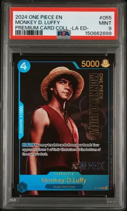 2024 ONE PIECE PREMIUM COLLECTION -LIVE ACTION EDITION- MONKEY D. LUFFY PSA 9 - Image 1