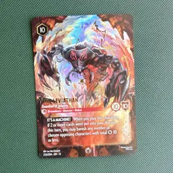 Disney Lorcana Enchanted Foil Full Art Leviathan Gdn Atlantis 233/204 EN - Image 1