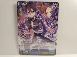 Weiss Schwarz SAO 10th Anniversary SAO/S71-093 C Kirito & Sortiliena, Alicizatio - Image 1