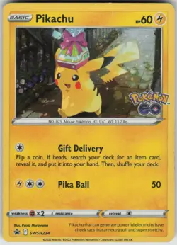 Pokemon Pikachu Promo SWSH: Sword & Shield Promo Cards SWSH234 NM - Image 1