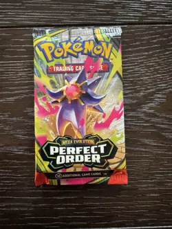(HEAVY) 🔥 22.65g Pokemon TCG Cards Perfect Order Booster Pack Factory Sealed✅ - Image 2