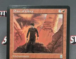 MTG Price of Glory- DAMAGED -Odyssey Magic the Gathering Card #214 - Image 3