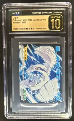 2007 Bandai Pokemon Mini Kids Cards (JP) Lugia Holo #238 CGC 10 Pristine - Image 1