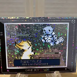 SQUIRTLE VS NINETALES GAMEBOY COLOR - POKEMON CARDS - Image 2