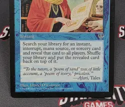 MTG Mystical Tutor- DAMAGED -Mirage Magic the Gathering Card #080 - Image 4