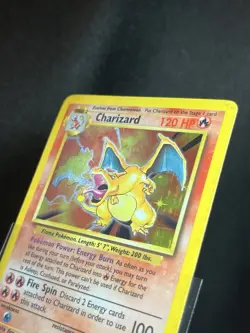 Pokemon TCG Charizard 4/102 Base Set Unlimited Holo Rare - Nintendo 1999 Card - Image 4