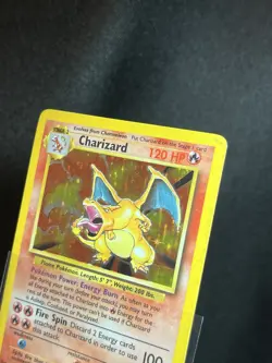 Pokemon TCG Charizard 4/102 Base Set Unlimited Holo Rare - Nintendo 1999 Card - Image 5