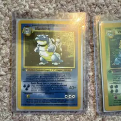 Pokemon TCG Base Set Unlimited Holo 2-Card Lot - Blastoise & Venusaur - Image 2