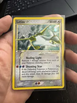 Latias Gold Star #105 EX Deoxys Holo Card - Image 4