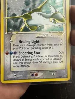 Latias Gold Star #105 EX Deoxys Holo Card - Image 5